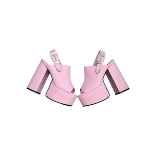 Dolls Kill Pink Platform Slingbacks